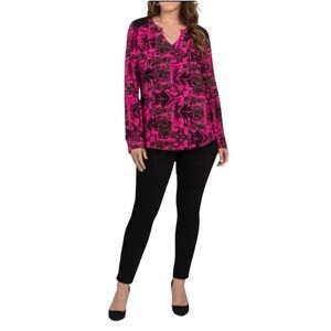 Plenty by Tracy Reese Multicolored Top Size S
